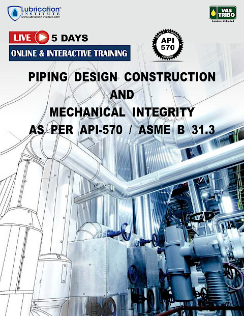 API 570 Piping and Pipeline Inspectors Preparatory Course