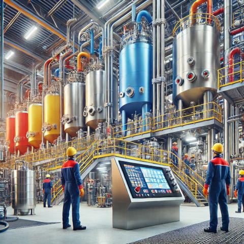 Lubricant raw material and production flow figure