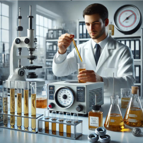 Lubricant laboratory testing and quality assurance figure
